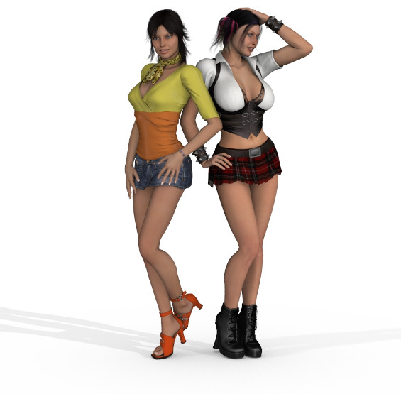 Vdategames – Virtual Date Girls: April and Violet (Full Game)