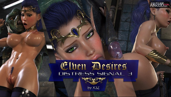 Art by X3Z - Elven Desires - Distress Signal 3