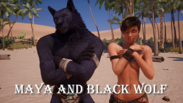Adeptussteve - Wild Life: Maya and Black Wolf