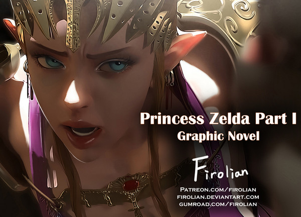 Art by Firolian – Princess Zelda 1-3