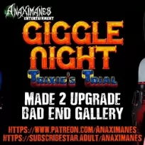 Art by The Anax – Giggle Night – Made 2 Upgrade Bad End
