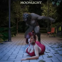 Art by RedRobot3D – Werewolf by Moonlight