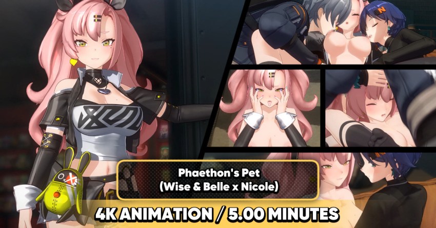 Varesa is Hungry (4K) + Phaethon's Pet - Wise & Belle x Nicole ANIMATION (4K) [PastaPaprika] 