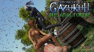 Art by Gazukull – Anal Forest