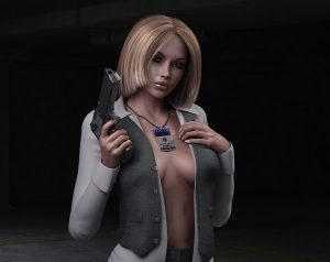 Art by HitmanX3Z – Sabrina Portrait