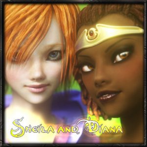 Art by Vaesark – CGS 128 – Sheila and Diana