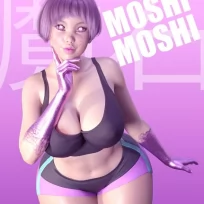 Art by Evolluisionist – Moshi Moshi