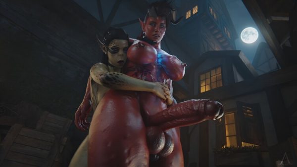 Amazonium3D – Lae’Zel and Karlach – Wandering Off