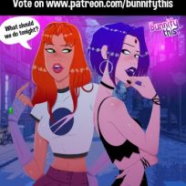 Art by Bunnify This – Raven and Starfire’s Night Out CYOA