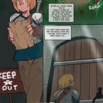 Art by Emboquo – Captured by the Terror of the Dark Forest!