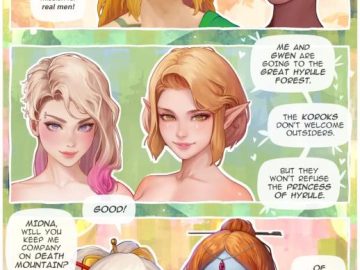 Art by Prywinko - Portal to Hyrule