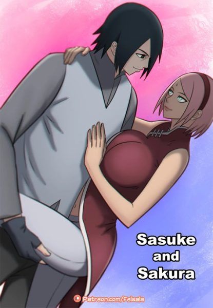 Art by Felsala – Sasuke and Sakura sxshentai.com