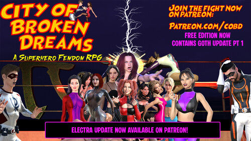 RPGM – City of Broken Dreams: A Femdom Superhero Game v0.17 sxshentai.com