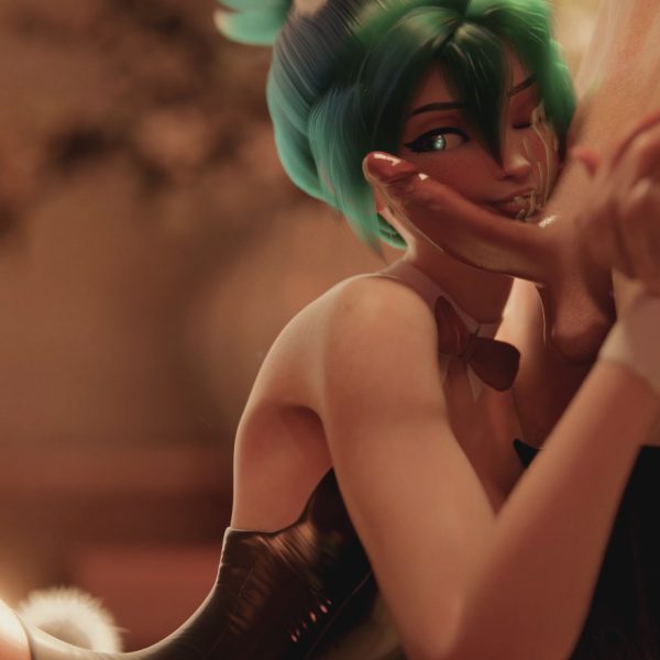 Ent_Duke – Overwatch – The Bunny Girl Kiriko – Part 1 (Handjob)