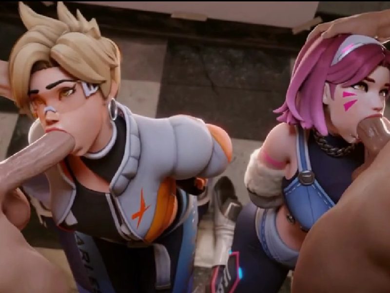 Tracer x Dva Base Public[TheCount] (overwatch)