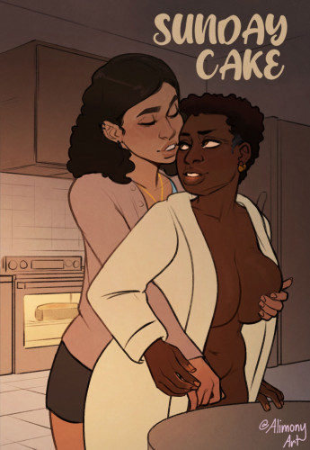 Art by AlimonyArt – Sunday Cake 1-2 (interracial)