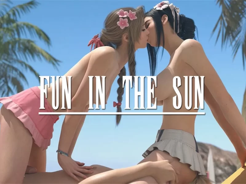 Final Fantasy VII – Fun in the Sun (triple blowjob)