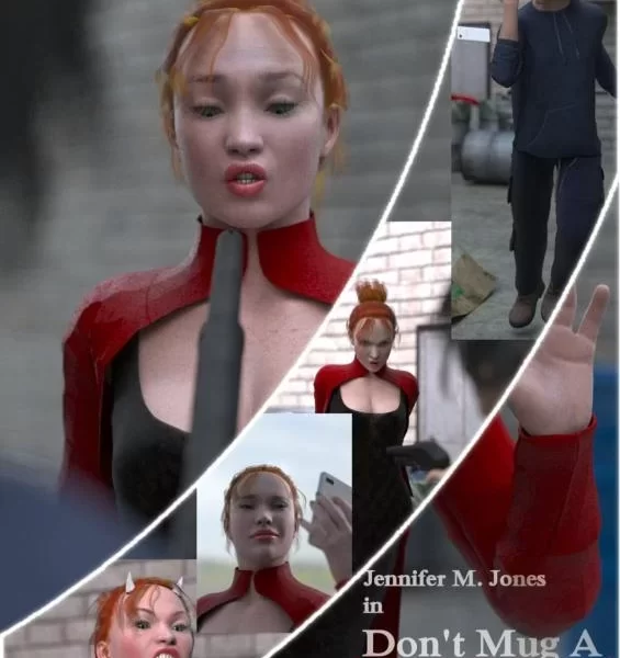 Art by Genyun – Don’t mug a Succubus (long tongue)