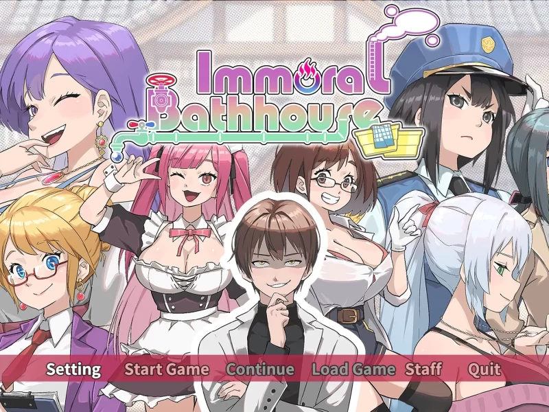 Butter Cat Studio – Immoral-Bathhouse – Final Version 1.0 (Dating Sim)
