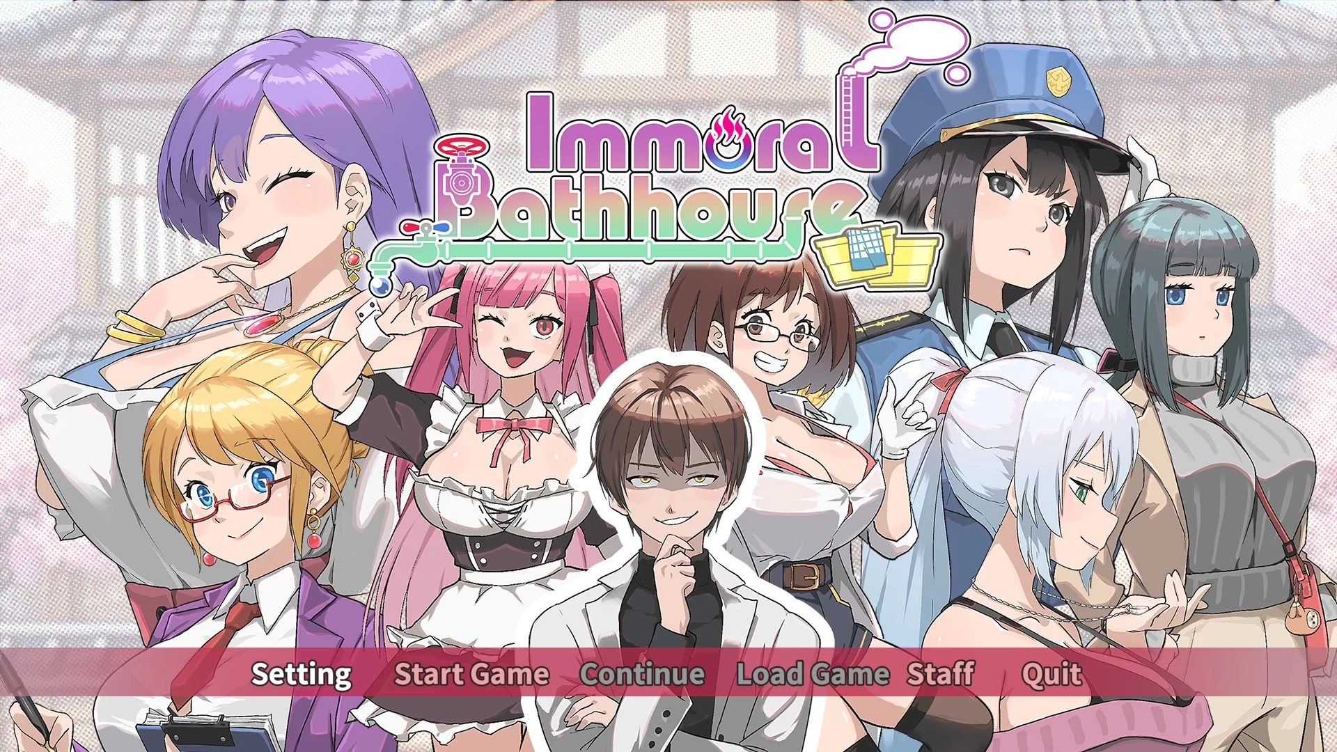 Butter Cat Studio – Immoral-Bathhouse – Final Version 1.0 (Dating Sim)