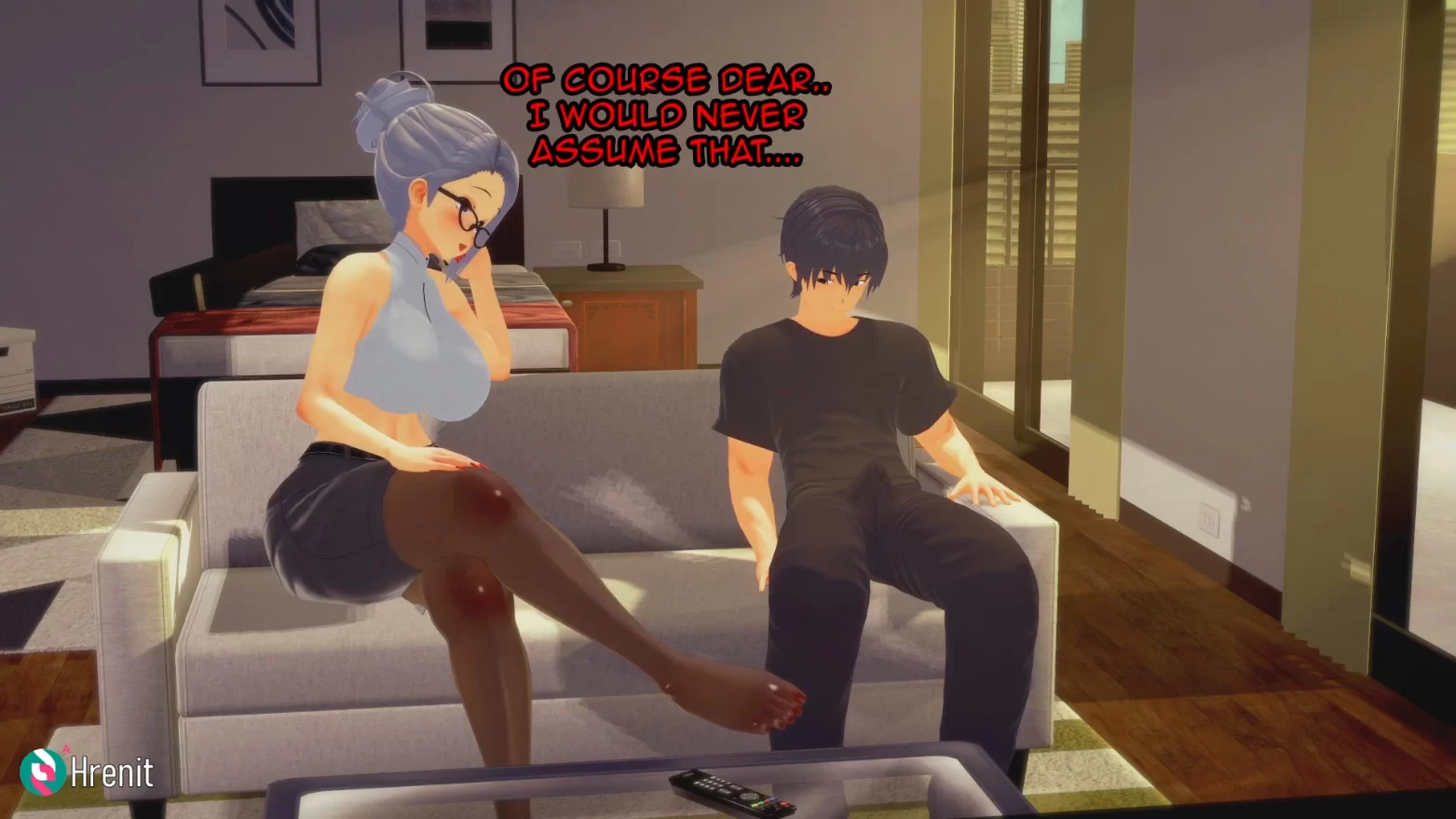 Hrenit – Ms Fumiko Ruins Your Marriage (footjob)