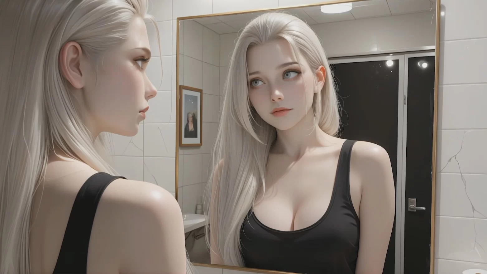 Neural Desires – Echoes of Desire in White Silence (Ai porn)