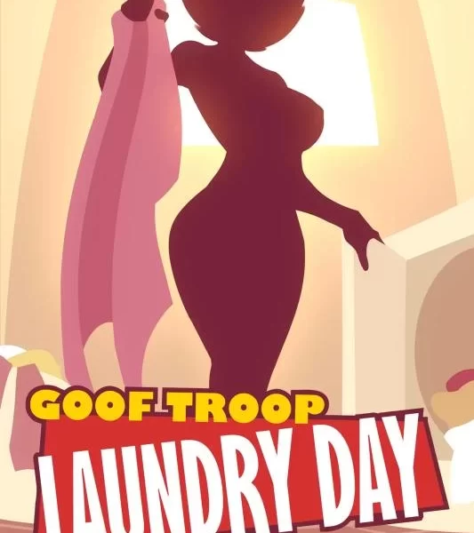 Art by MarikAzemus – Goof Troop: Laundry Day (furry)