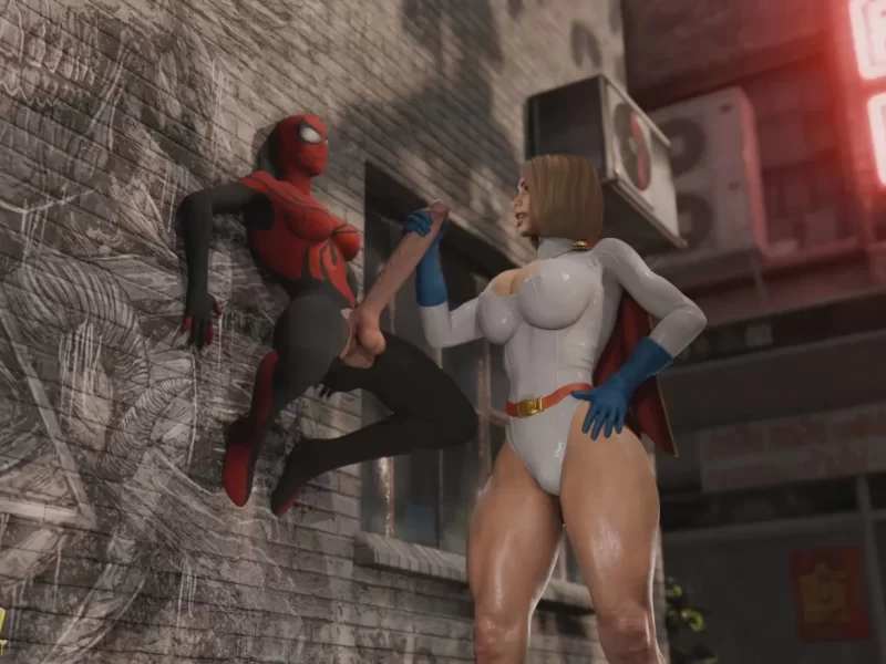 Icky Sticky – Power Girl X Spidey (Futa)