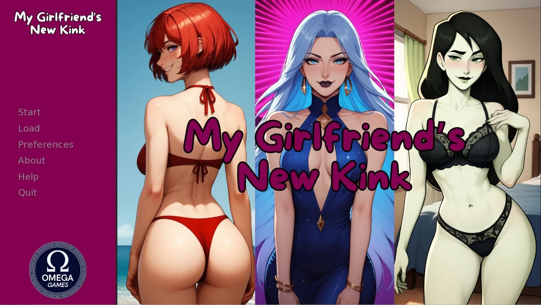 Omega Games – My Girlfriend’s New Kink – Version 0.7 (Threesome)
