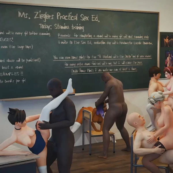 Sanmie3D – Dr. Zieglers practical sex ed. – Stamina Training (Double Penetration)