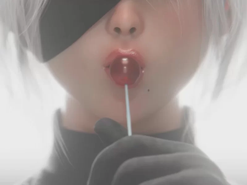 Visualoos – 2B Wants to Trade Her Lollipop (Teasing)