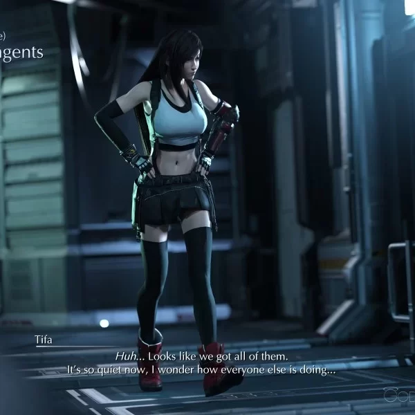 Art by Godwin – Tangents (A Side) (Final Fantasy VII)