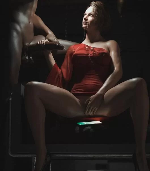 Art by KARFEX – Resident Evil (interracial)