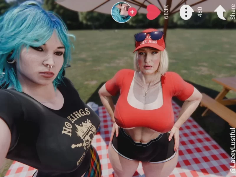 PIXEL3D – Don’t Tread On Me Karen (Futa)