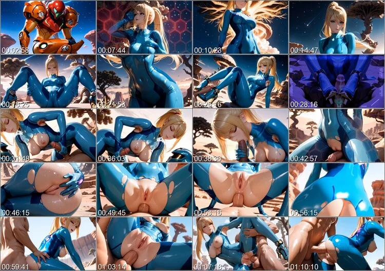 Samus Aran’s: ULTIMATE ANAL SURVIVAL GAUNTLET – EXCLUSIVE (Blonde Hair)