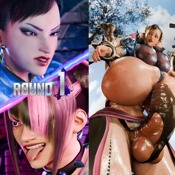 Succubus3D – Street Fighter – Chun-Li VS Juri (Futa)