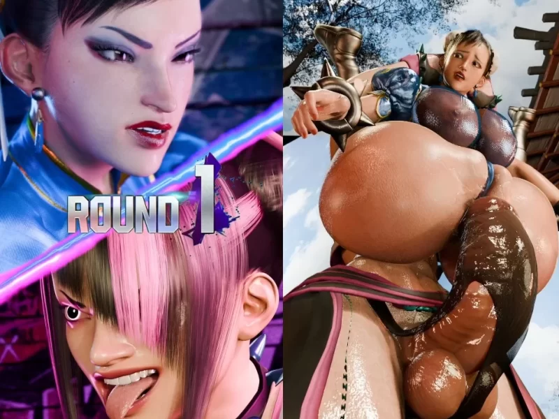 Succubus3D – Street Fighter – Chun-Li VS Juri (Futa)