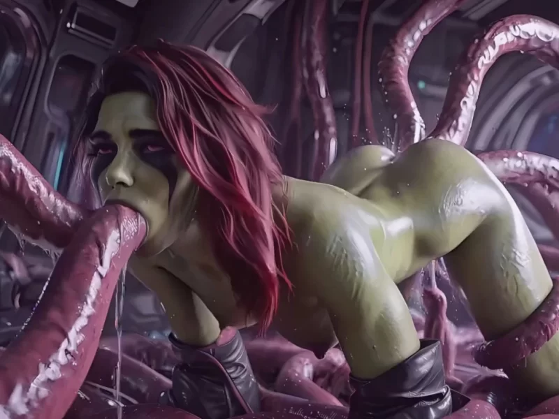 Gamora VS Tentacles (AiPorn)