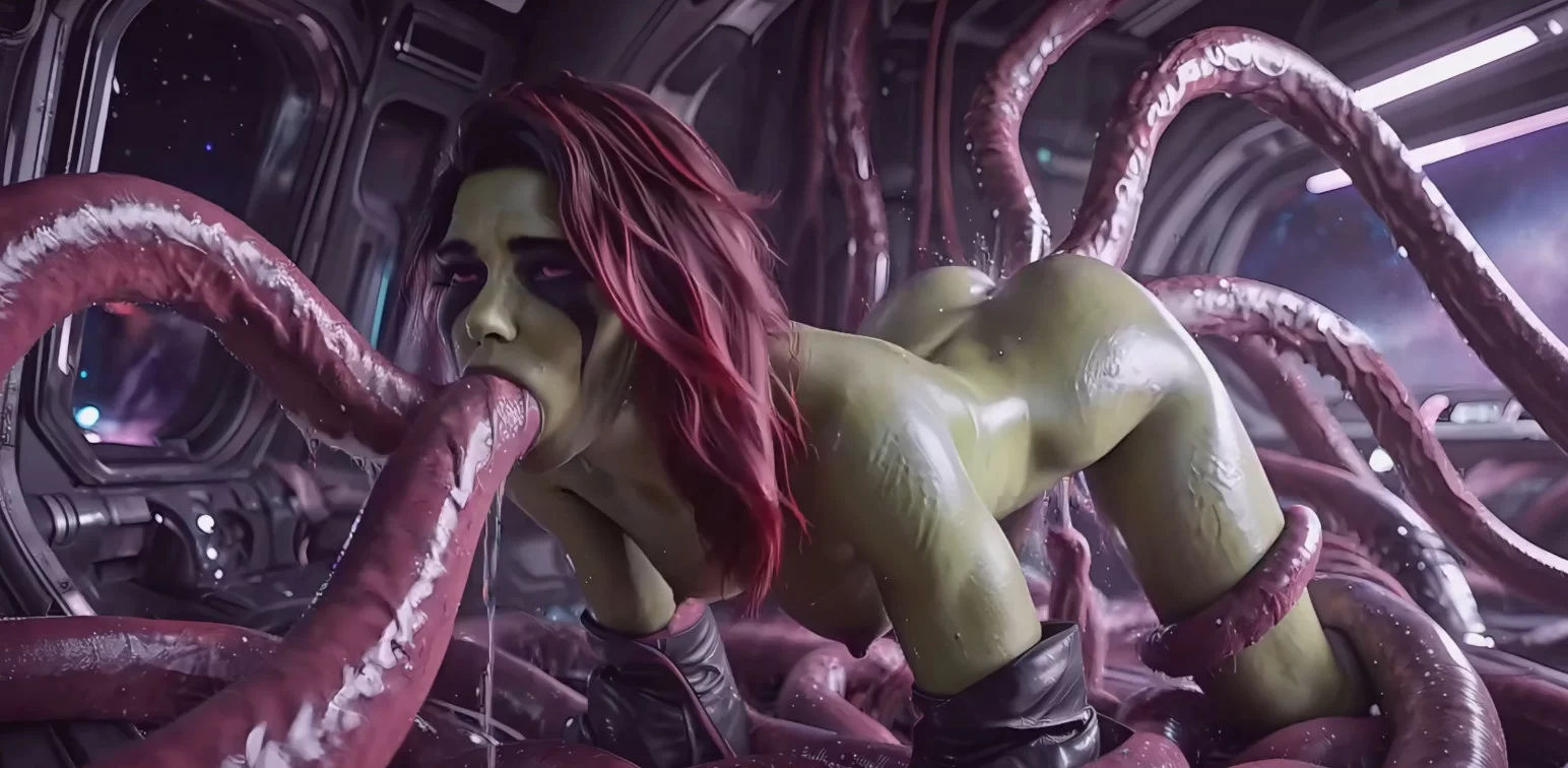 Gamora VS Tentacles (AiPorn)