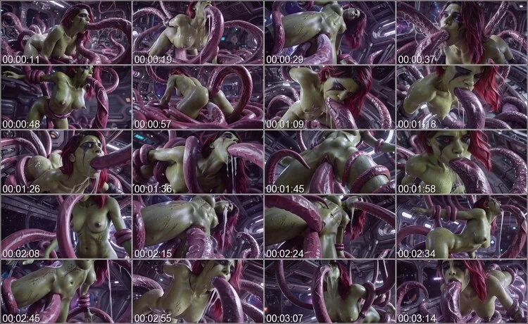 Gamora VS Tentacles (AiPorn)