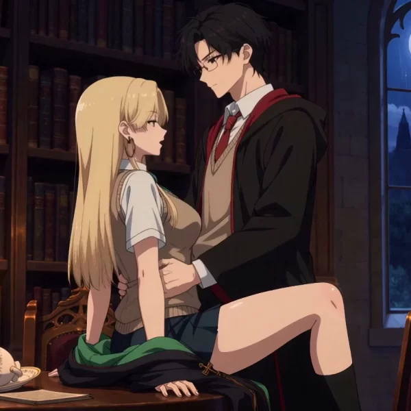 Harry Potter: Sex in the Library (AiPorn)
