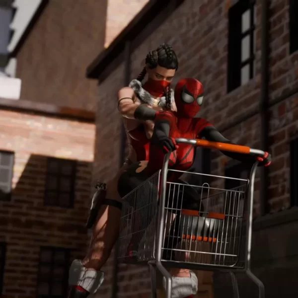 Icky Sticky – Villain x Spidey: Doggystyle Cart (Futa)