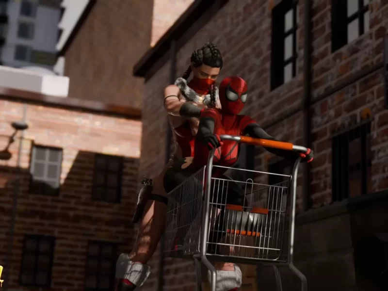 Icky Sticky – Villain x Spidey: Doggystyle Cart (Futa)