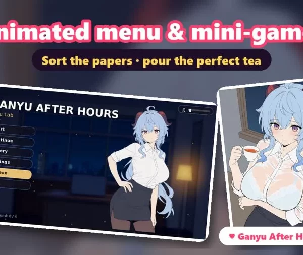 Titsu Lab, TITSU – Ganyu After Hours – Genshin Impact Hentai Game Ver.10 (multiple endings)